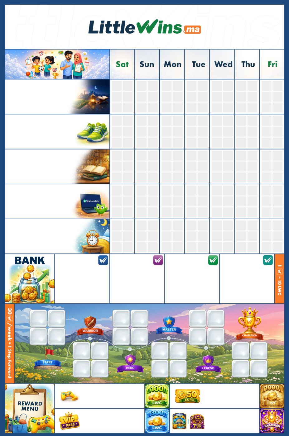 LittleWins board preview