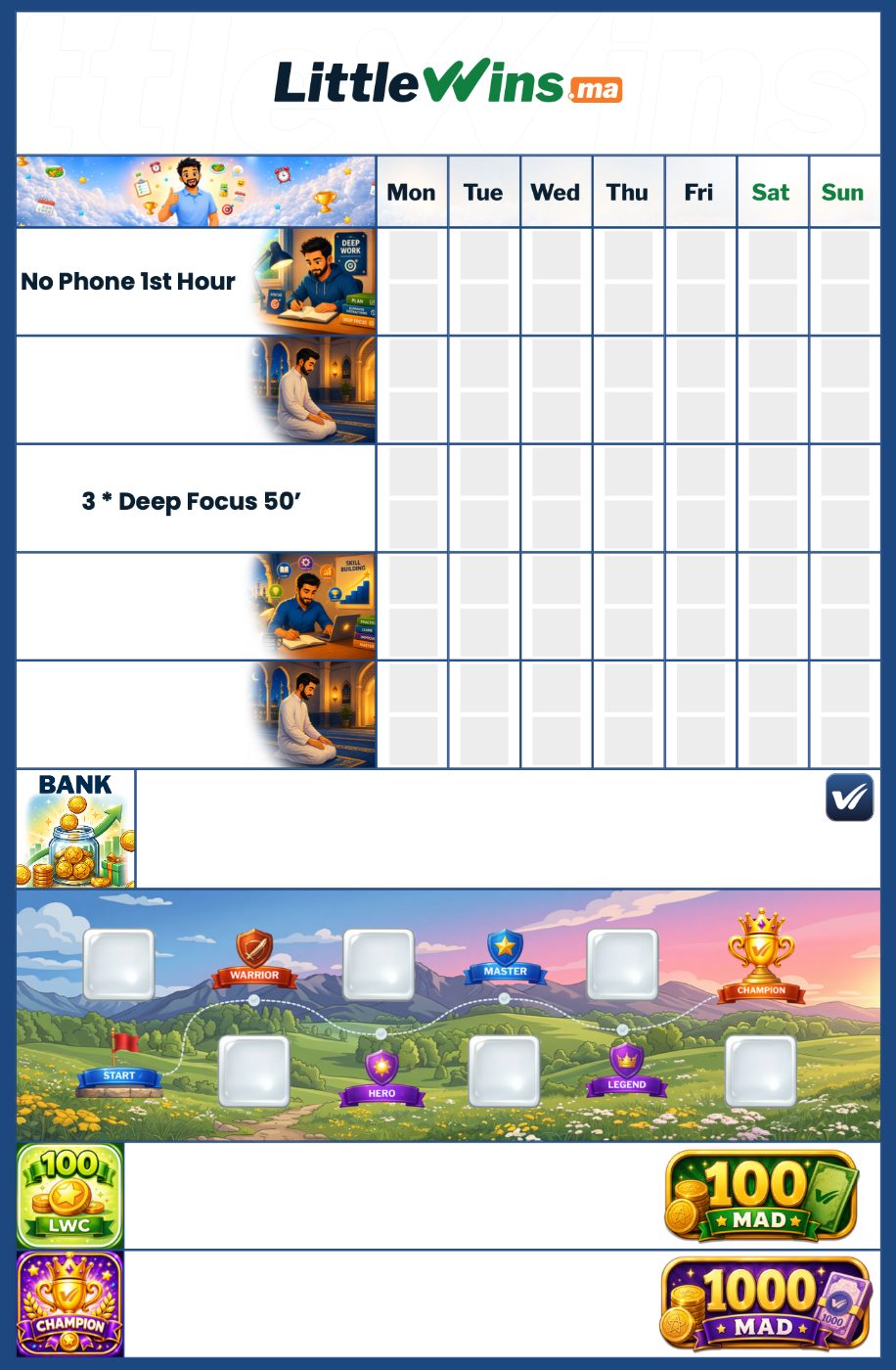 LittleWins board preview